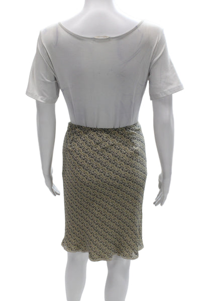 Max Studio Women A-Line Sleeveless Beige Silk Blend Sweater Set Size M