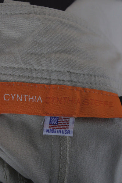 Cynthia Cynthia Steffe Women Beige Floral Mini Cargo Skirt Size 6