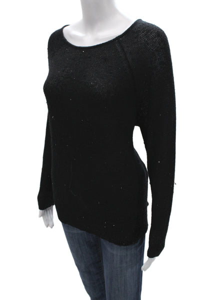 Joie Unisex Black Pullover Sweater Long Sleeve Classic Size M