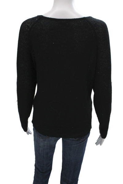 Joie Unisex Black Pullover Sweater Long Sleeve Classic Size M