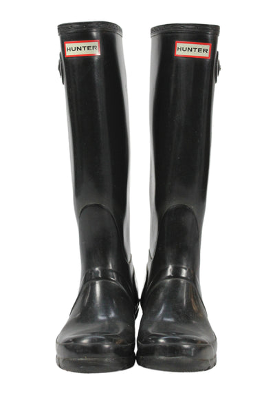 Hunter Women's Original Classic Knee High Rain Boots Black Size 8