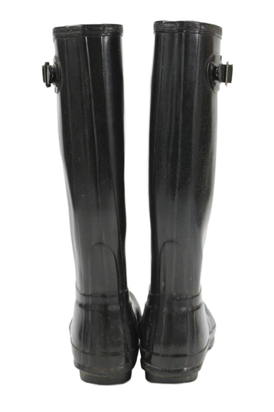 Hunter Women's Original Classic Knee High Rain Boots Black Size 8