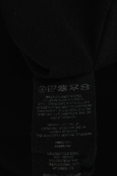 Theory Womens A-Line Fit & Flare Sleeveless Black Dress Zip Size 8