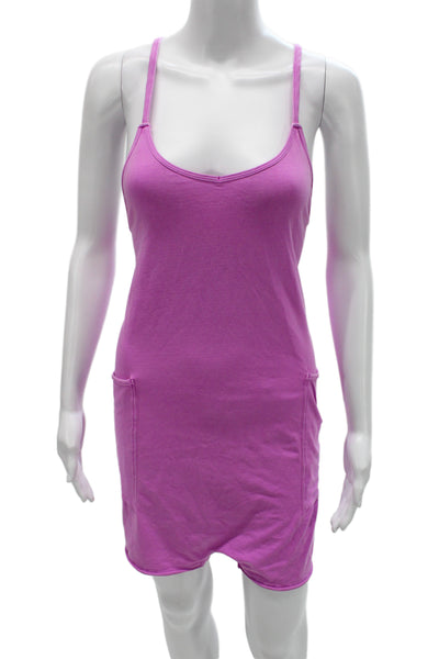 FP Movement Womens Slip Dress Purple Sleeveless Short Beach Size S