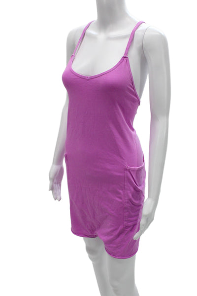 FP Movement Womens Slip Dress Purple Sleeveless Short Beach Size S