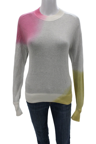 Zadig & Voltaire Unisex Gray Graphic Crew Neck Cotton Pullover Sweater Size XS