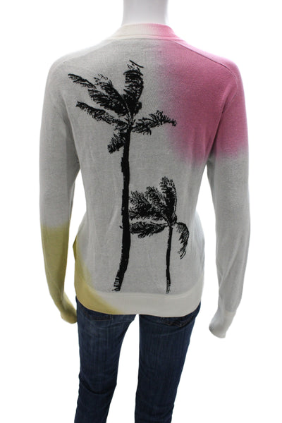 Zadig & Voltaire Unisex Gray Graphic Crew Neck Cotton Pullover Sweater Size XS