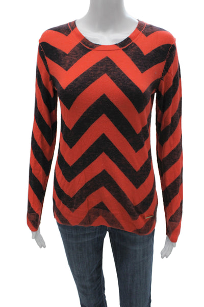 Michael Michael Kors Unisex Pullover Sweater Black Geometric Size XS