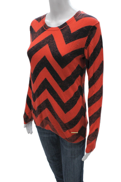 Michael Michael Kors Unisex Pullover Sweater Black Geometric Size XS