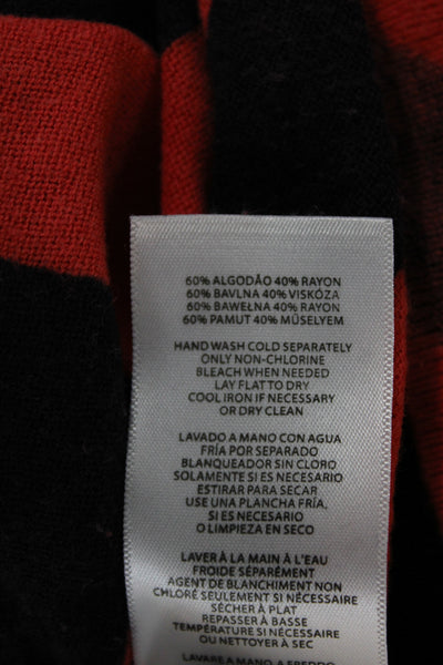 Michael Michael Kors Unisex Pullover Sweater Black Geometric Size XS