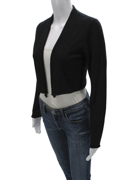 Eileen Fisher Women Cardigan Sweater Black 100% Cashmere Size XS