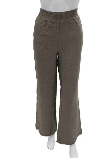 Zara Womens Dress Pants Brown Bohemian Viscose Size S