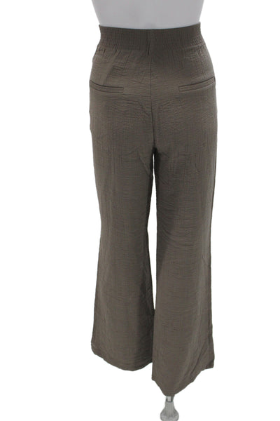 Zara Womens Dress Pants Brown Bohemian Viscose Size S