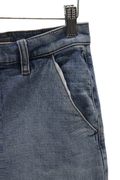 Joes Unisex Wide-Leg Cropped High Waist Blue Jeans Size 27