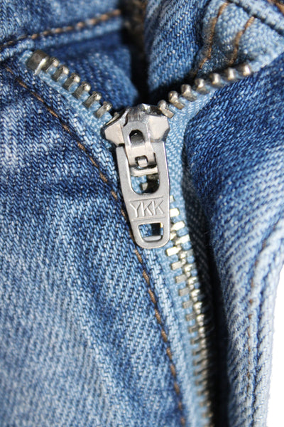 Joes Unisex Wide-Leg Cropped High Waist Blue Jeans Size 27