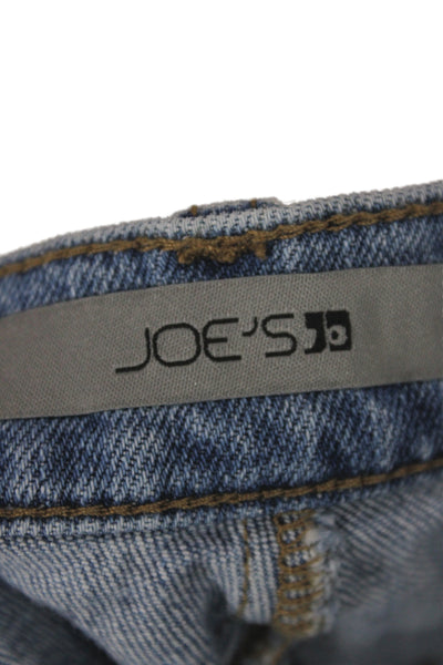 Joes Unisex Wide-Leg Cropped High Waist Blue Jeans Size 27