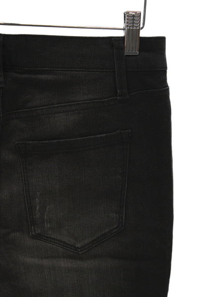 Rachel Rachel Roy Women Ankle Skinny Jeans High Waist Polka Dot Black Size 29