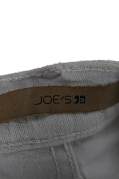 Joes Women Beige Classic Pants Button 93% Cotton Size 27
