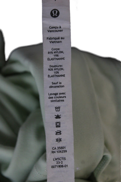 Lululemon Women Green Ankle Leggings Size 4