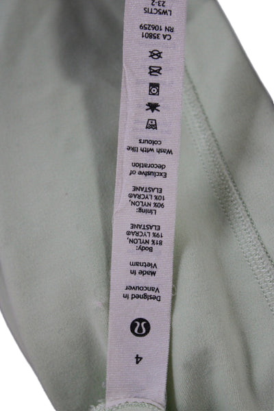 Lululemon Women Green Ankle Leggings Size 4