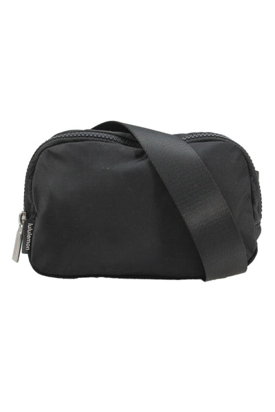 Lululemon Women's Zip Closure Canvas Belt Bag Black
