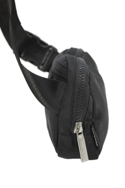 Lululemon Women's Zip Closure Canvas Belt Bag Black