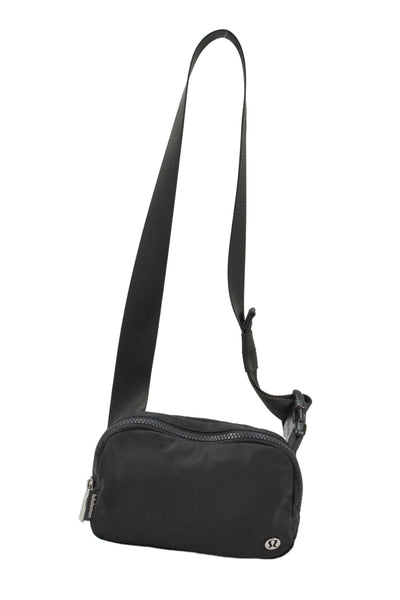 Lululemon Women's Zip Closure Canvas Belt Bag Black