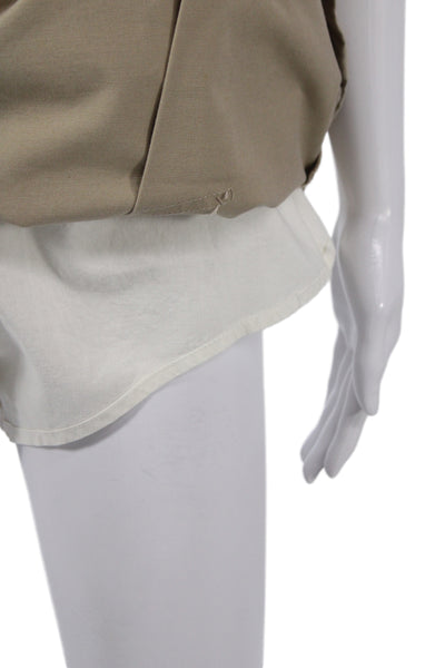 Gap Womens Mini Skort Beige Cotton Solid Size 8