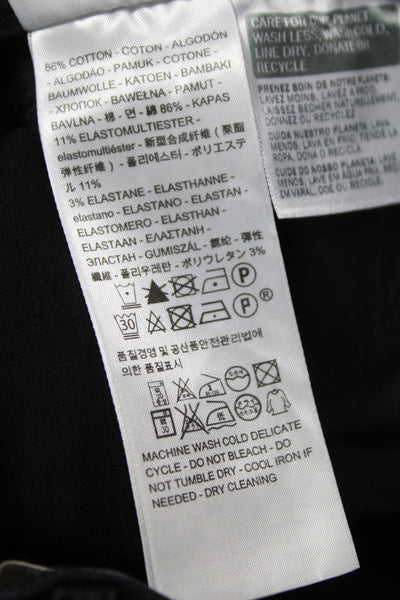 Levis Womens Skinny Black Petite Jeans Mid Rise Button Fly 32 Inseam Size 24