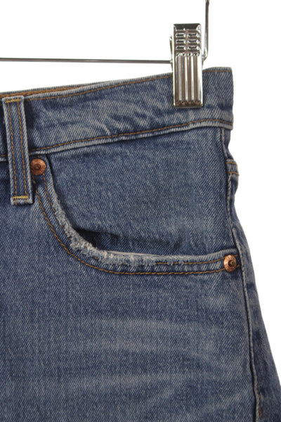 Levis Unisex Blue 90s Cotton Elastane Shorts Size 27