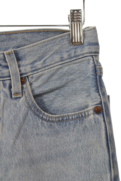 Levis Unisex Straight Jeans Light Blue High Rise 100% Cotton Size 24