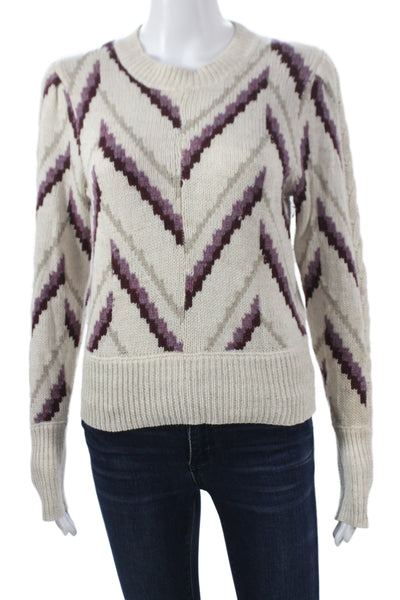Isabel Marant Etoile Unisex Pullover Sweater Beige Crewneck Alpaca Size 38