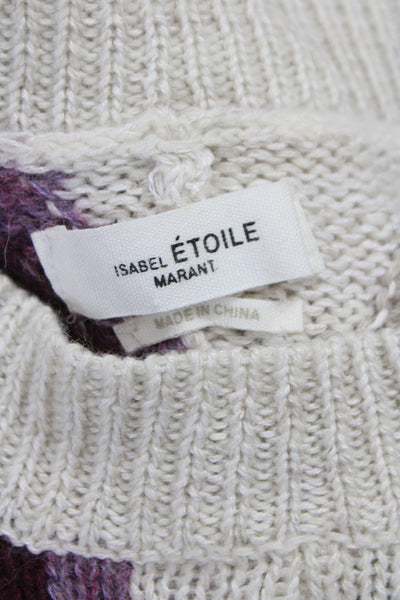 Isabel Marant Etoile Unisex Pullover Sweater Beige Crewneck Alpaca Size 38
