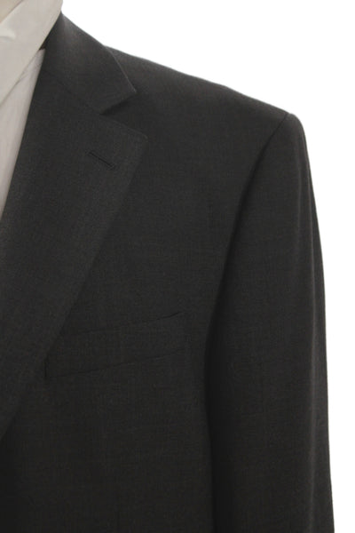 Stafford Mens Dark Gray Suit Jacket 55% Polyester 45% Wool Size 42