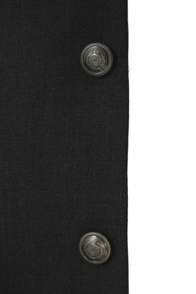 Stafford Mens Dark Gray Suit Jacket 55% Polyester 45% Wool Size 42