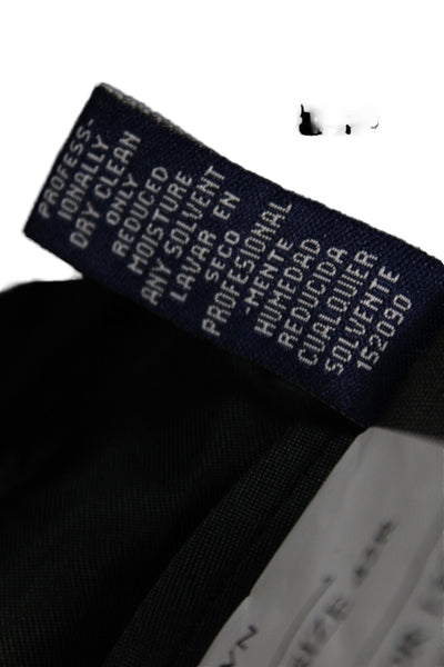 Stafford Mens Dark Gray Suit Jacket 55% Polyester 45% Wool Size 42