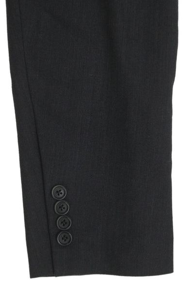 346 Brooks Brothers Mens Suit Jacket Dark Gray Striped Wool Blend Size 40
