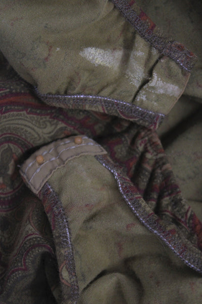 Escada Margaretha Ley Women Brown Brocade Bodysuit Size 42