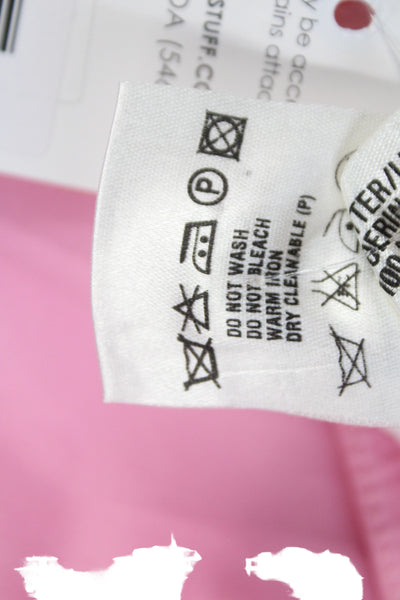 Escada Women Straight Pencil Skirt Pink Cotton Knee Length Size 40