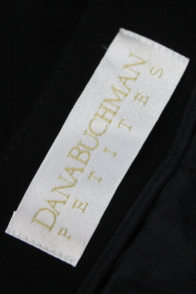 Dana Buchman Women Black Straight Pencil Skirt Midi Size 12P