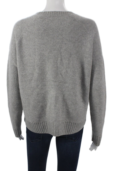 Brooks Brothers Red Fleece Unisex Pullover Gray Wool Crewneck Size S
