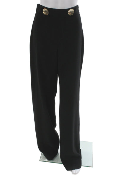 Zara Woman Womens Dress Pants Black Polyester Zip Sailor Solid Size S
