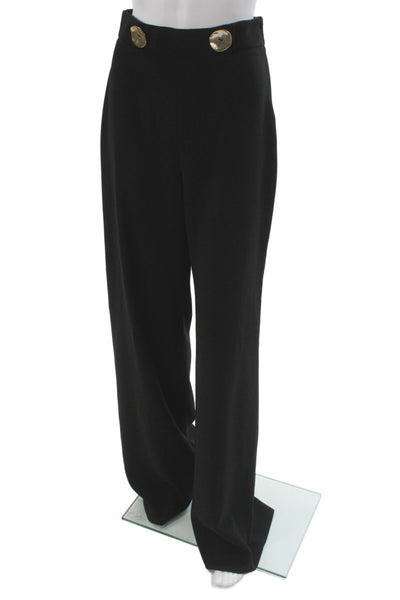 Zara Woman Womens Dress Pants Black Polyester Zip Sailor Solid Size S