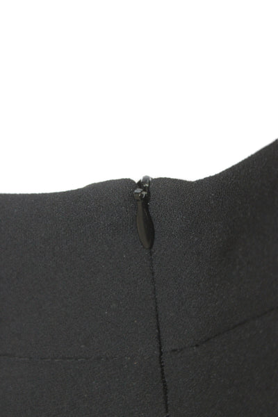 Zara Woman Womens Dress Pants Black Polyester Zip Sailor Solid Size S
