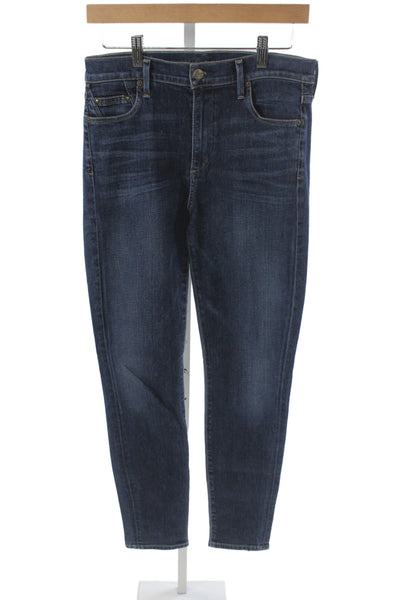 Citizens of Humanity Women High Rise Skinny Blue Jeans Cotton Size 30