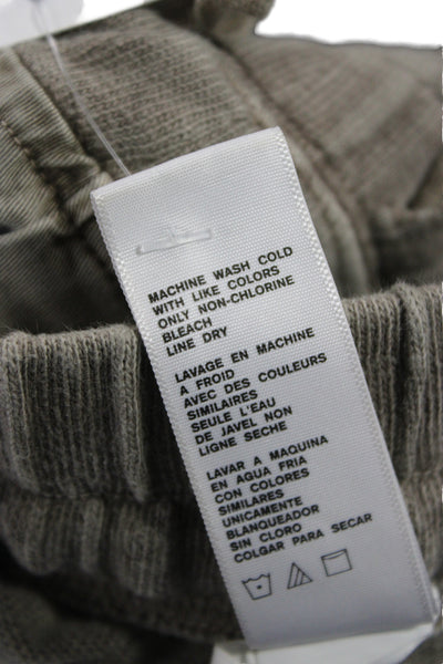 Standard James Perse Womens Jogger Pants Gray Drawstring Cotton Size 0