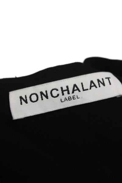 Nonchalant Label Women Sweetheart Sleeveless Catsuit Black Zip Size S