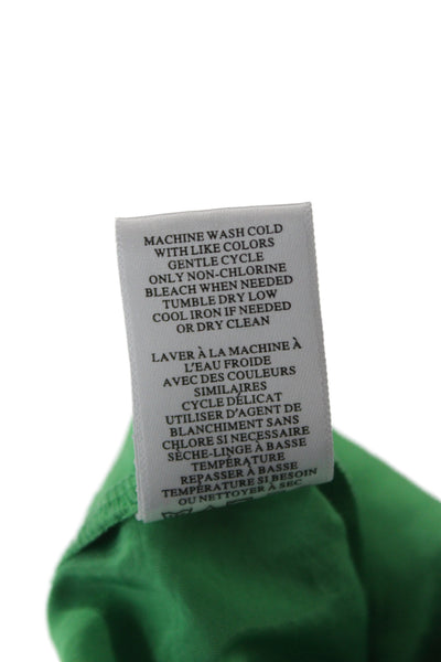 A.L.C. Womens Athletic Shorts Green Drawstring Polyester Size S