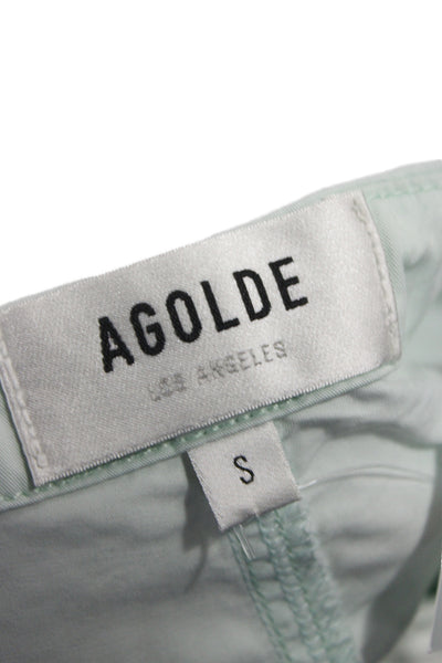 Agolde Women Cargo Green Pants Size S