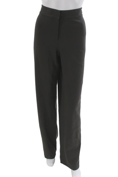St. John Collection Women Dress Pants Black Virgin Wool Size 14